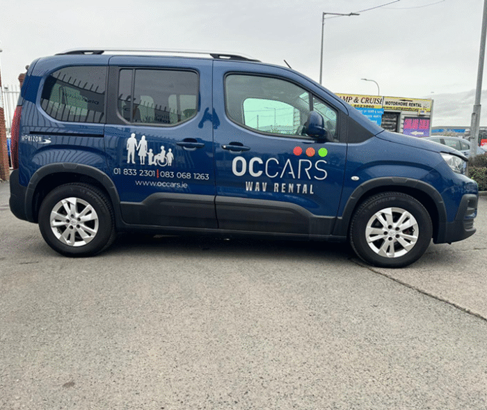 2019 Peugeot Rifter Horizon Wheelchair Accessible Vehicle Hire - Image 2